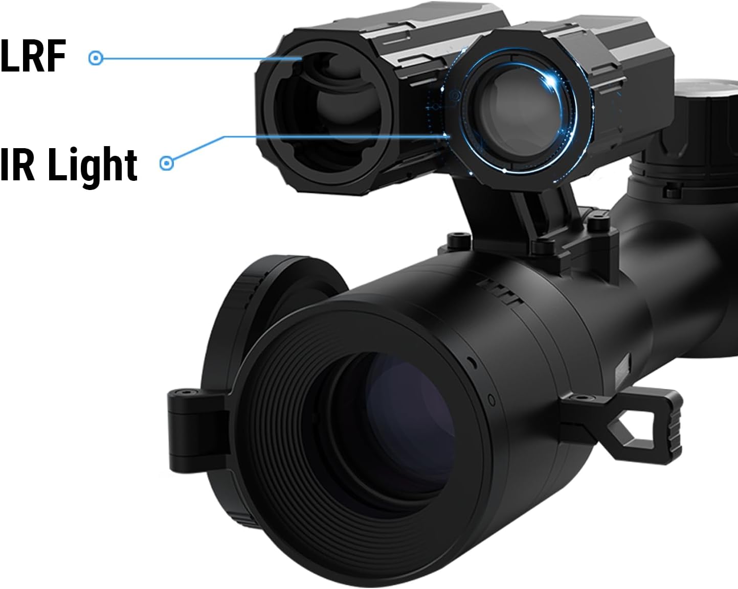 PARD DS35-70RF-940 4-16x Digital Night Vision Rifle Scope w/ LRF & IR Illuminator