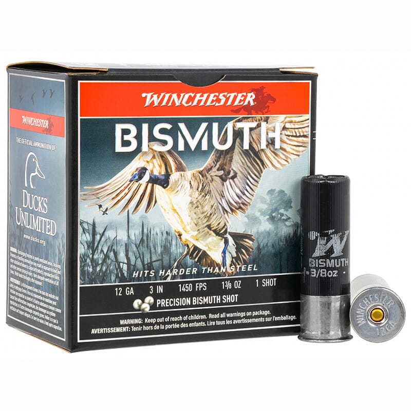 Winchester 12ga 3" #1 Bismuth 1-3/8oz Shells Case of 250 SWB1231