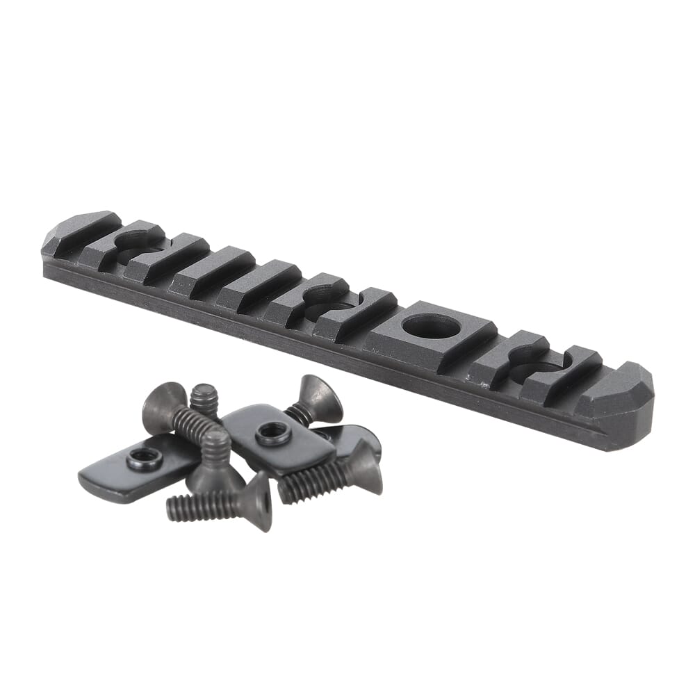 MDT 5" Blk Picatinny Rail with QD Sling Cup 102215-BLK