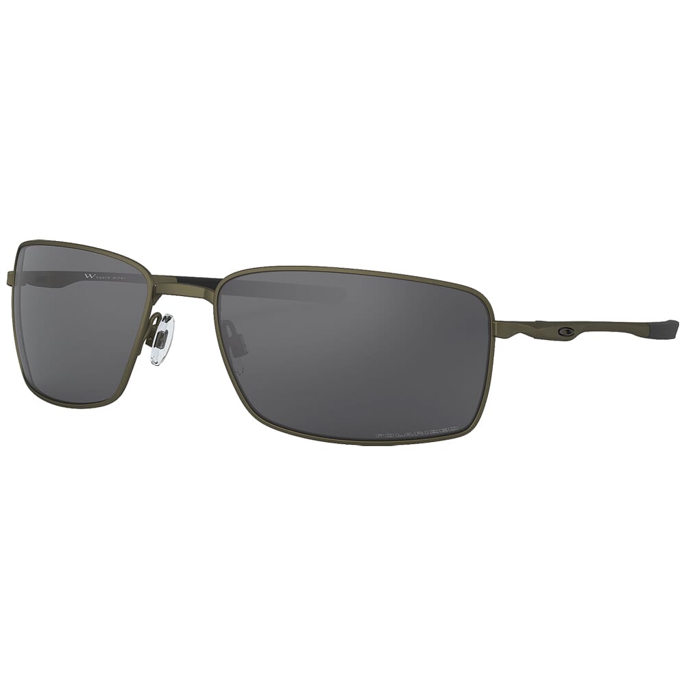 Oakley Square Wire Carbon w/Grey Polarized Lenses OO4075-04