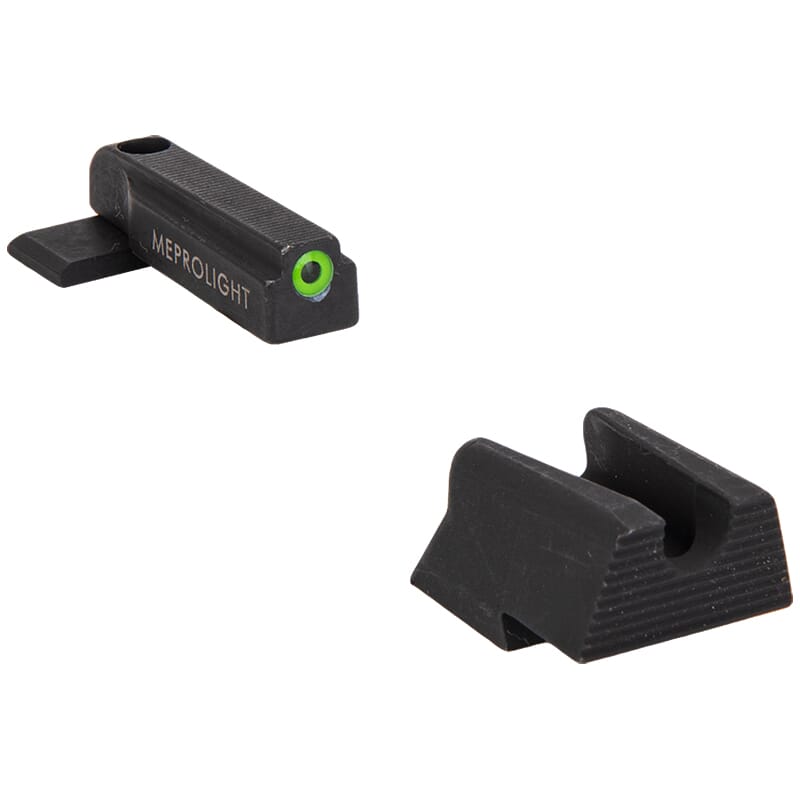 Meprolight Evergreen H&K 45/P30/VP9/SFP9 (Not VP2020) Green Ring/Blank Pistol Sight Set 83201051