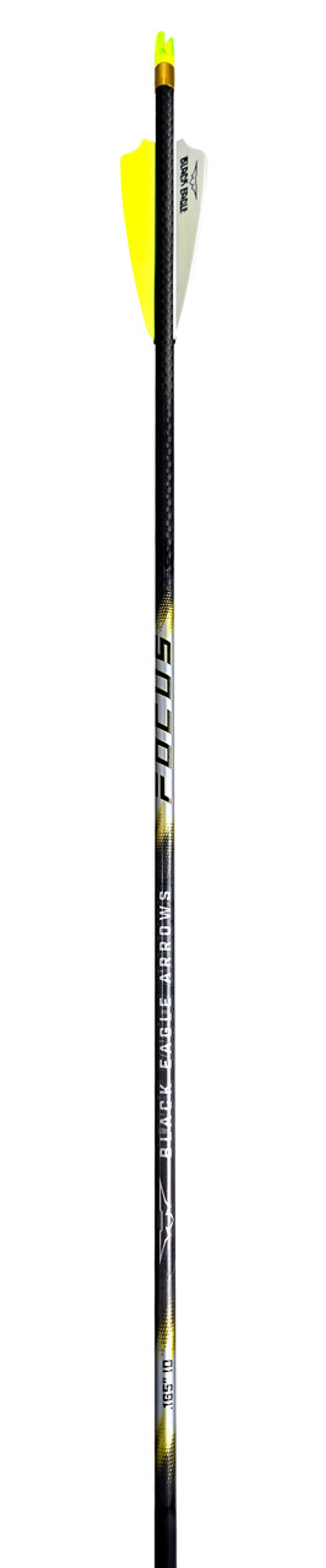 Black Eagle 15/64" Factory Fletched Arrow FOCUS Fletched 6 Pk .001"-400 32917