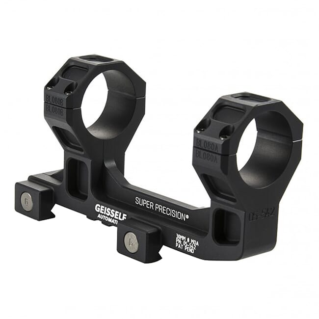 Geissele Super Precision Scope Mount 30MM 1.93" Black (Vortex 1-6), for AR-15 05-542B