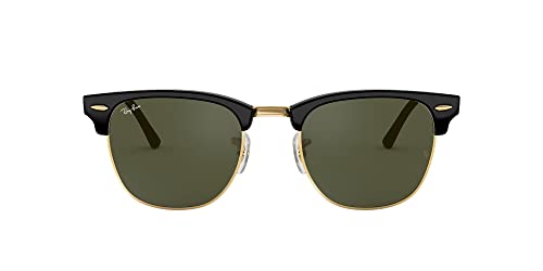 Ray-Ban Clubmaster Black on Arista G-15 Green 0RB3016F-W036555