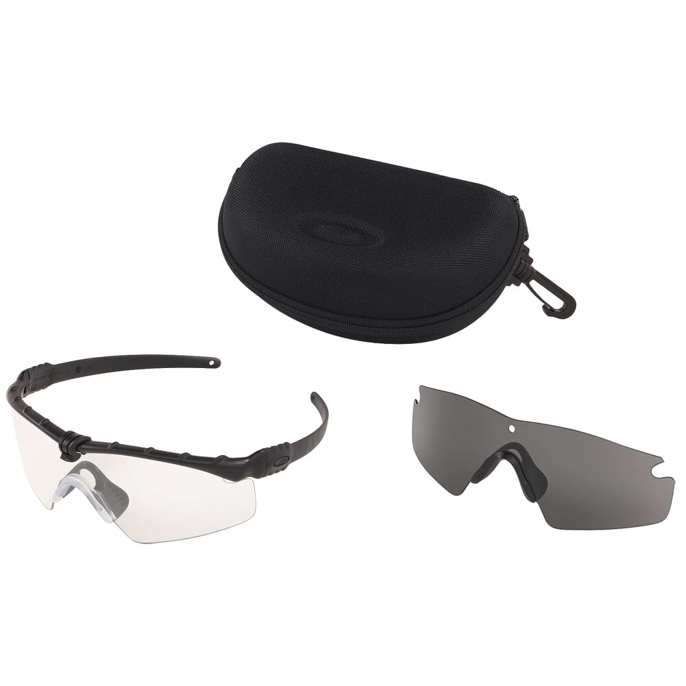 Oakley SI Ballistic M Frame 3.0 Black w/Clear and Grey Lens Array OO9146-03