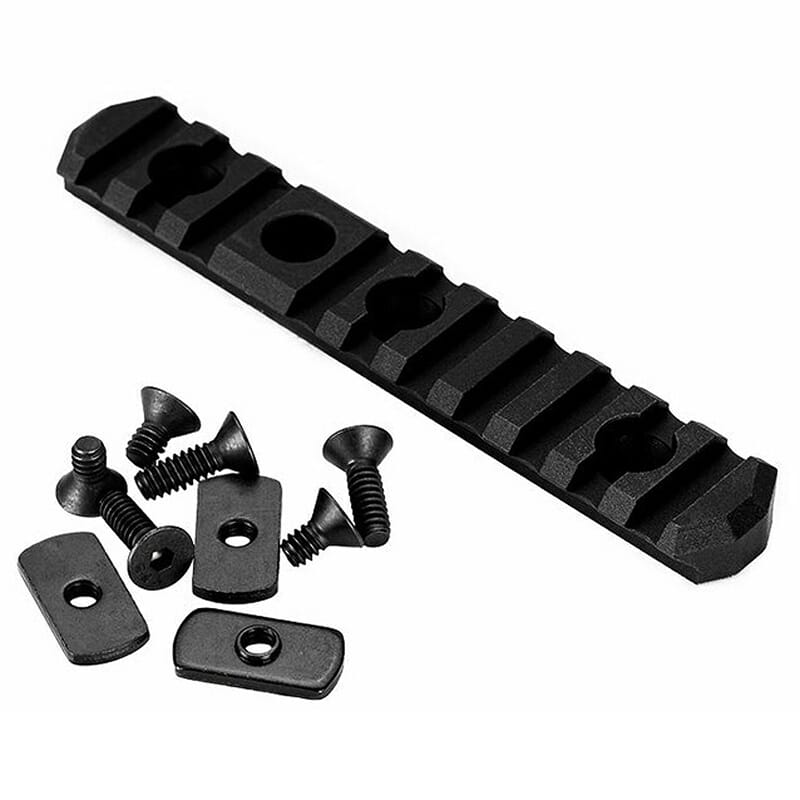 MDT 2.5" Blk Picatinny Rail with QD Sling Cup 102216-BLK
