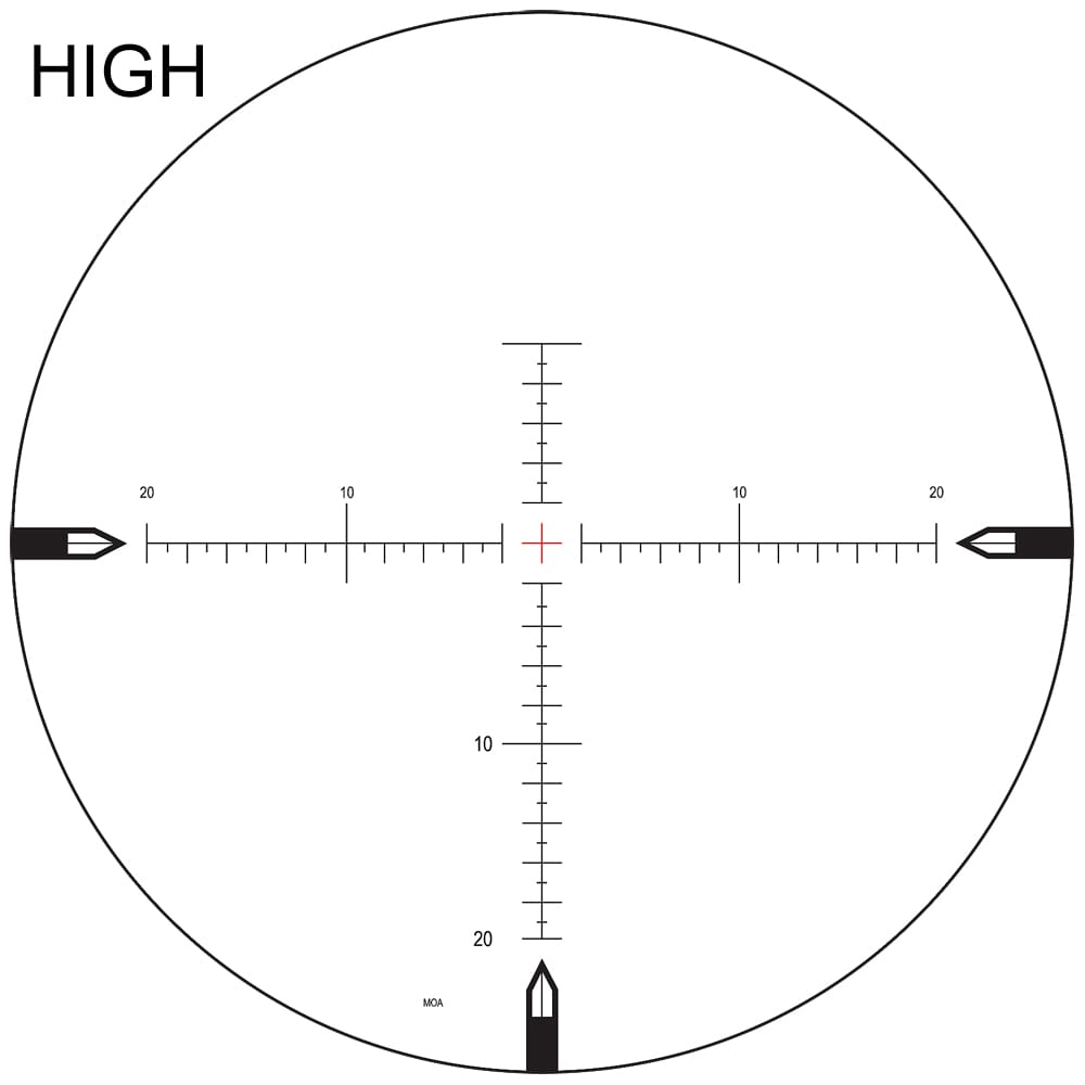 Nightforce SHV 5-20x56mm MOAR Like New Demo Riflescope C535