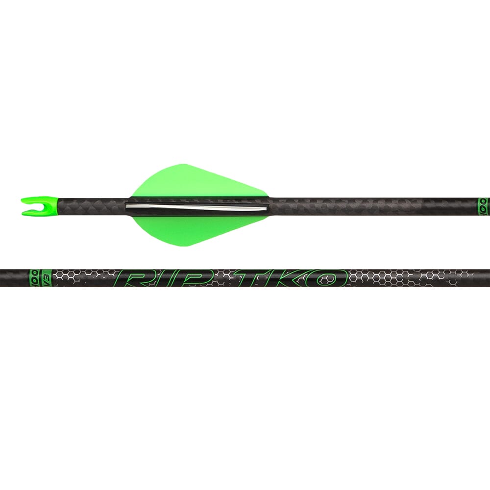 Victory Archery RIP TKO Gamer 300 Low Torque GPI: 8.8 Fletched Arrow 6pk RIPTKG-300FB-6