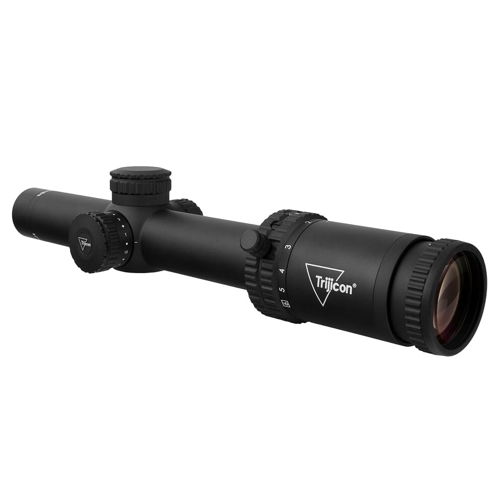 Trijicon Credo 1-6x24 FFP w/ Red MRAD Segmented Circle, 30mm, Matte Black Riflescope 2900023