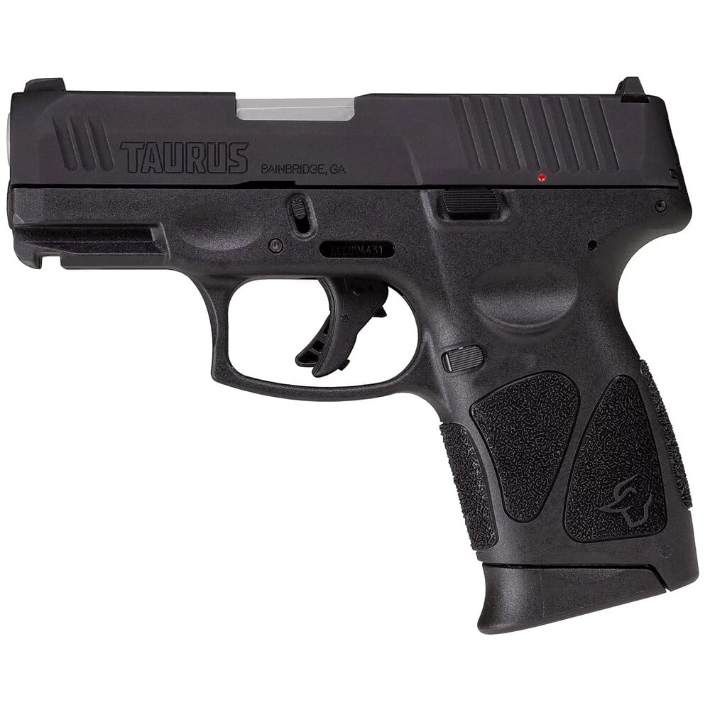 Taurus G3C SR 9mm Bk/Bk 3.26" Non-Manual Safety Pistol w/(3)12rd Mags 1-G3CSR9031