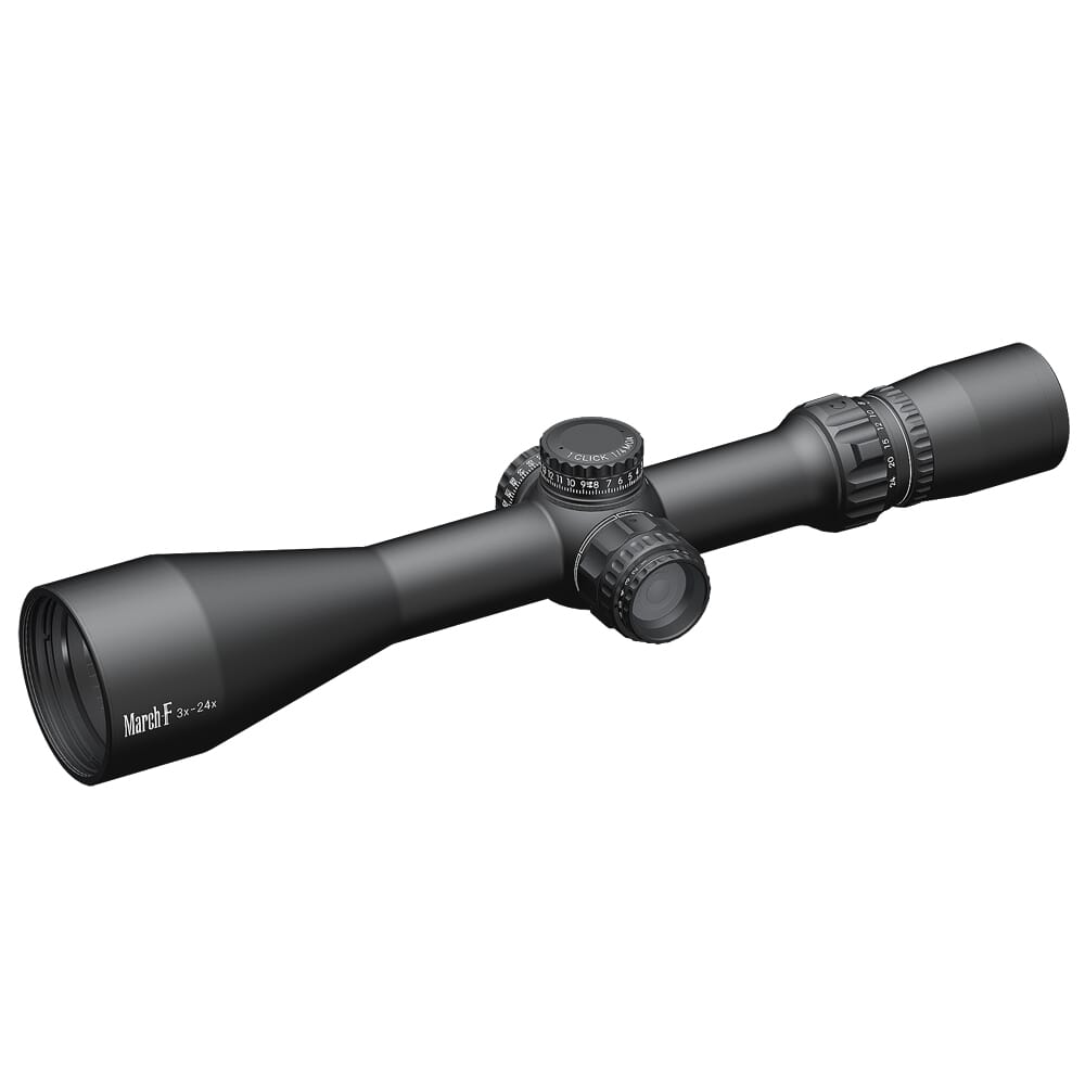 March F 3-24x52mm FFP FMA-1 Reticle 1/4MOA 6Level Illum Riflescope D24V52FIMAN-FMA-1