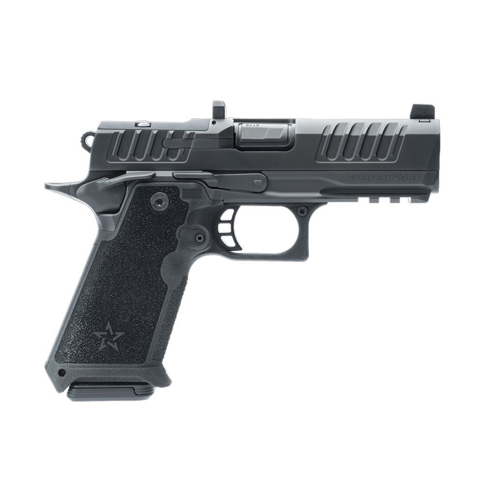 Staccato HD P4 Duty 9mm DLC/DLC Preferred HD P4 Dlc Barrel Trijicon Night Sight 3X Mags 20-2200-000106