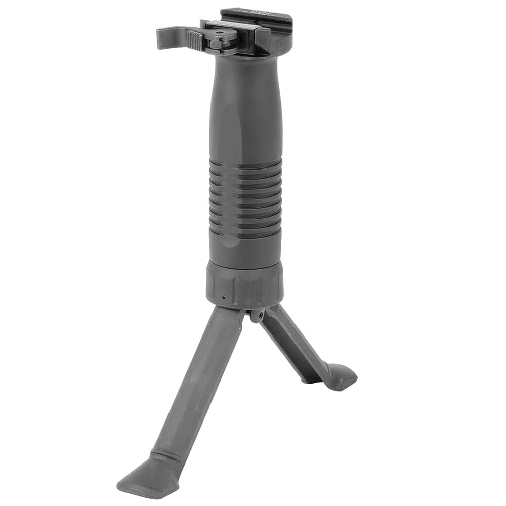 B&T QD Polymer Vertical Foregrip w/Aluminum Bipod BT-21830-BK