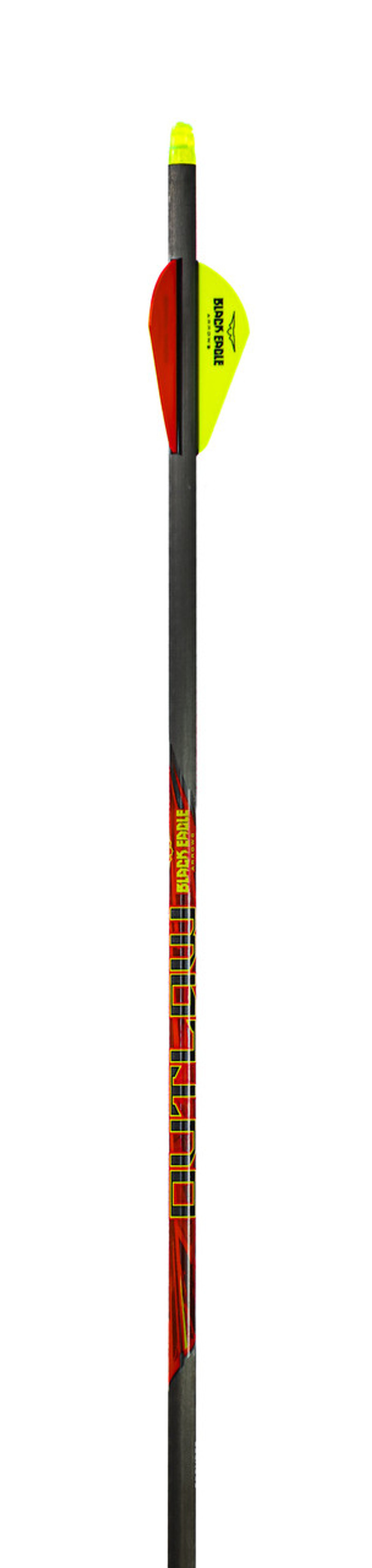 Black Eagle 19/64" Factory Fletched Arrow Vintage Crested Feathers Y/O 6pk .005"-600 335
