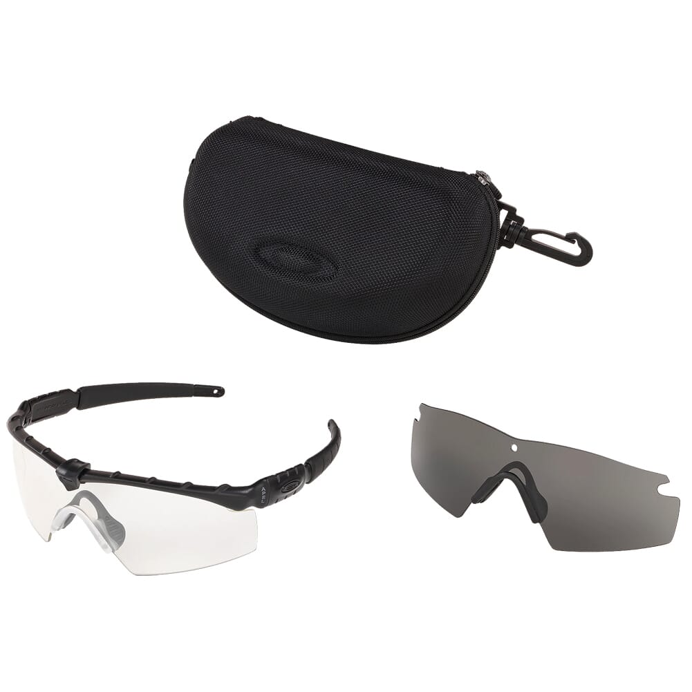 Oakley SI Ballistic M Frame 2.0 Black Strike w/ Clear & Grey Lens Array 11-138