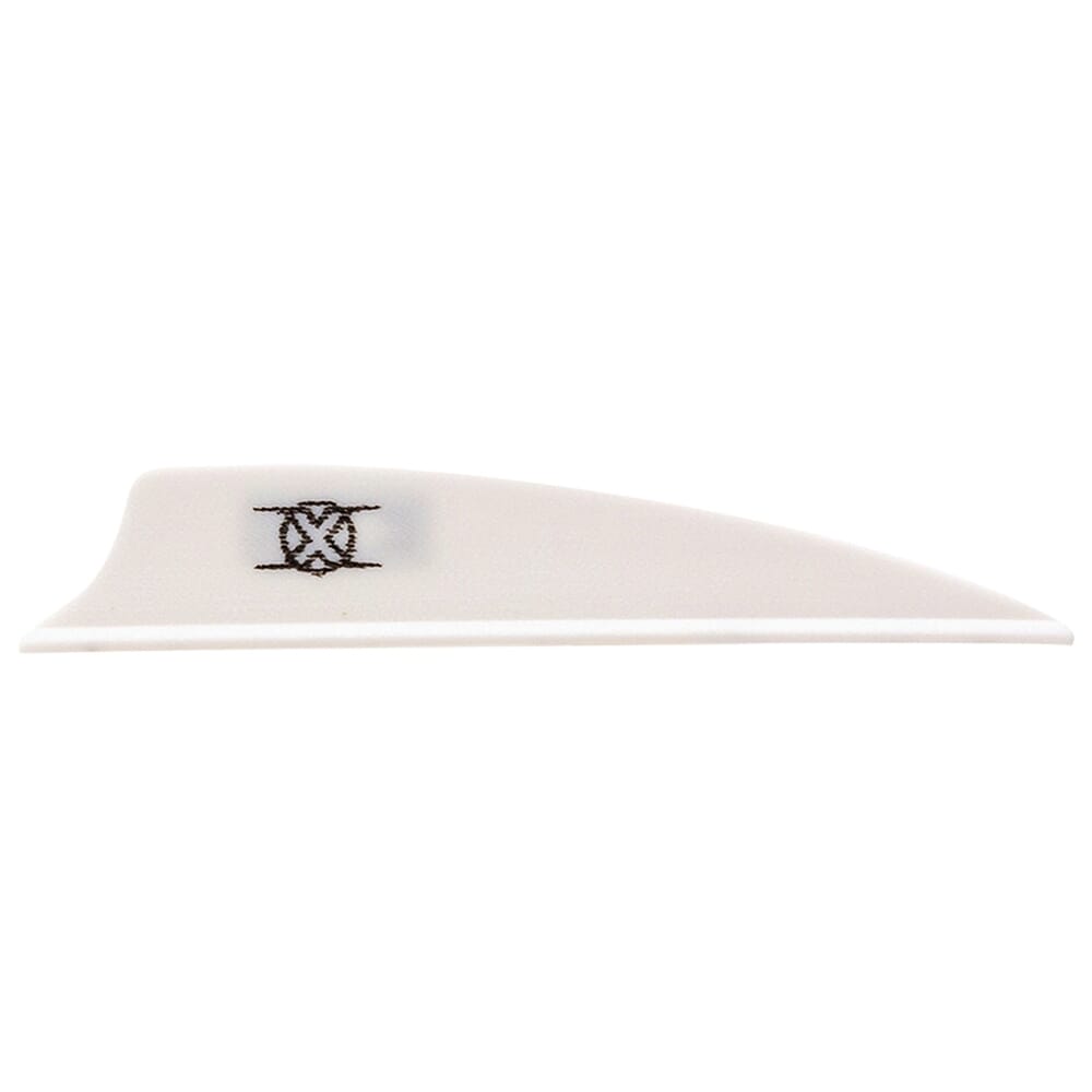 Bohning X Vane 2.25" Shield Cut White 1000pk 10773WH225