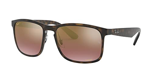 Ray-Ban Matte Havana Purple Mirror Gold Grad Polar 0RB4264-8946B58