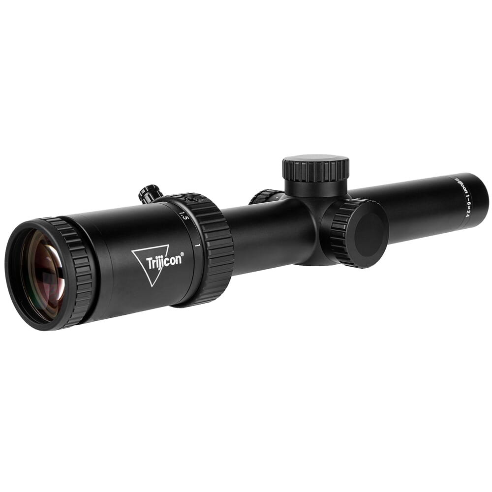 Trijicon Credo HX 1-6x24 SFP w/ Green LED Dot, BDC Hunter Holds .308, 30mm, Satin Black Riflescope 2900017