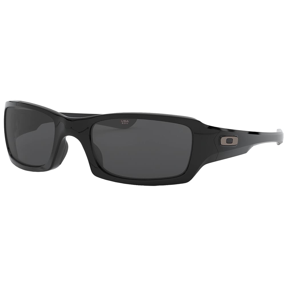 Oakley Fives Squared Polished Black w/Grey Lenses OO9238-04