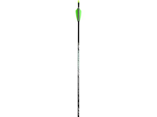 Black Eagle 15/64" Factory Fletched Arrow Deep Impact 2.5" Shield Cut 6 Pk .001"-400 33815