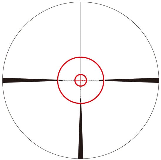 March FX Shorty 1-10x24mm FFP FMC-2 Reticle 0.1MIL 6Level Illum Riflescope D10SV24FIMLN34-FMC-2