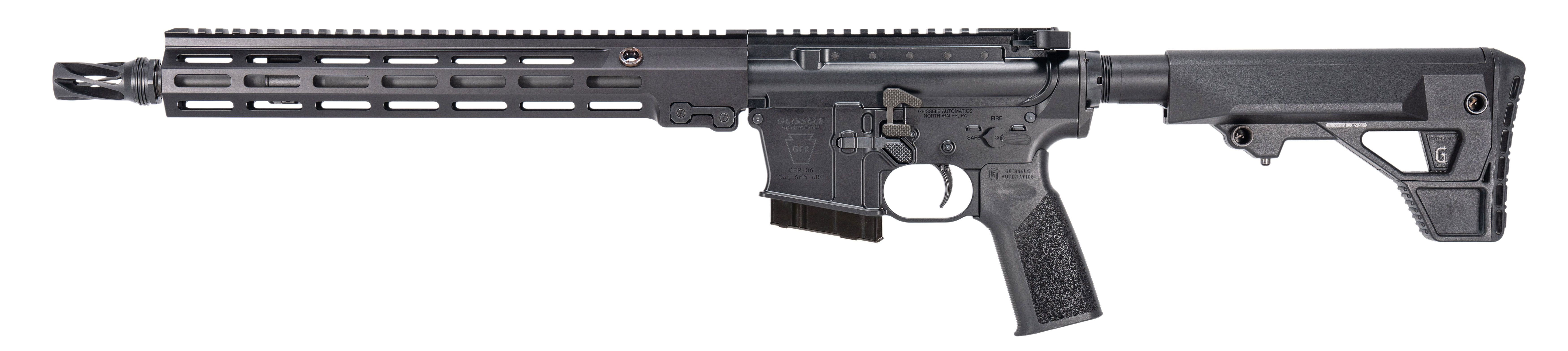 Geissele GFR 6mm ARC 14.5" Pinned & Welded Bbl Black Rifle 08-654B