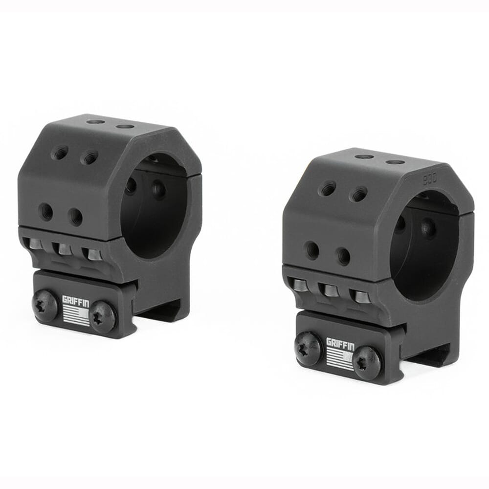 Griffin Armament 30mm SPRM Rings 1.265" Height 0MOA Mount SMR1.265H30MM
