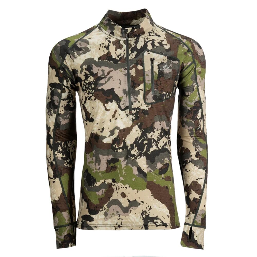 Pnuma Outdoors Merino Wool Base Layer 1/4 Zip Pullover Caza ME-QZ-CZ