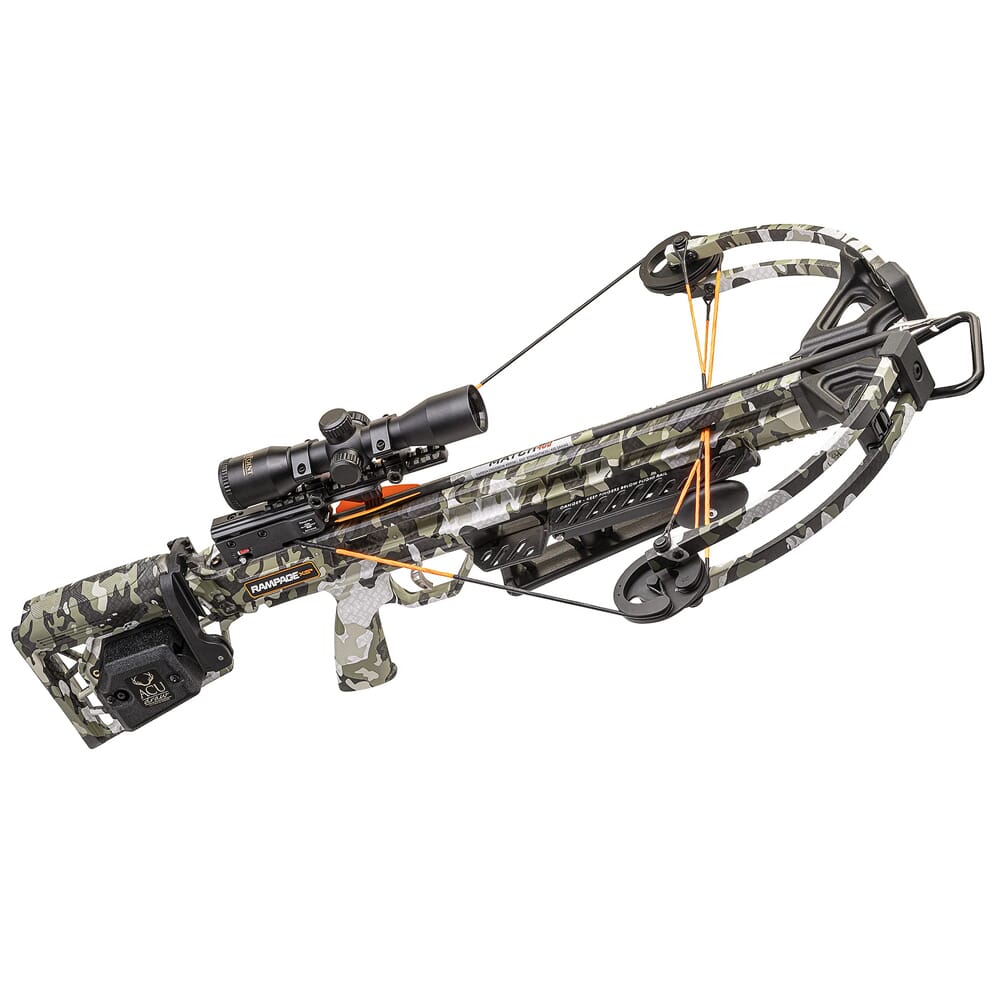 Wicked Ridge Rampage XS Peak Camo Crossbow w/ACUdraw & Pro-View Scope WR23015-4522