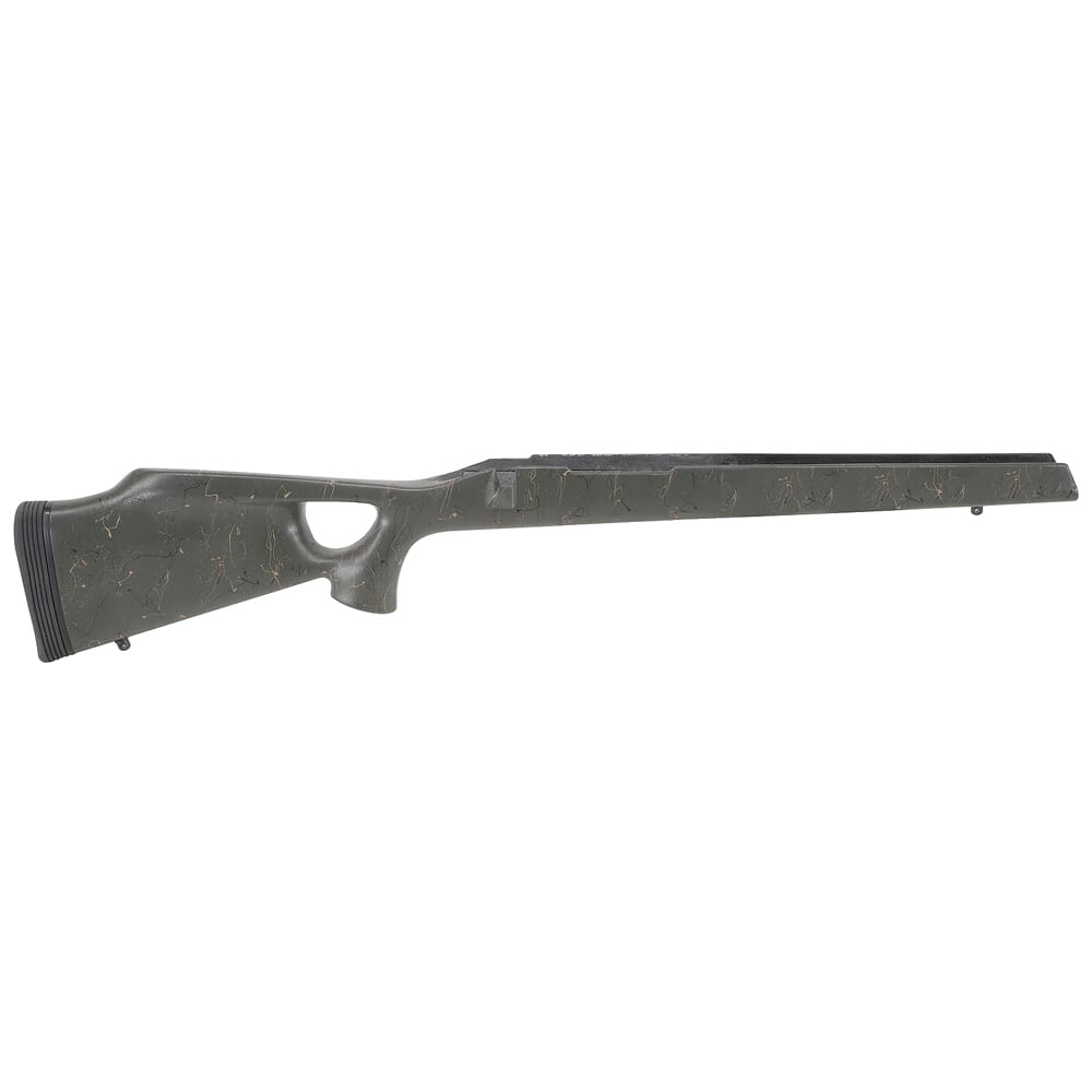 Christensen Arms Aerograde Carbon Fiber LA Green w/Tan Thumbhole Stock 810-00002-06