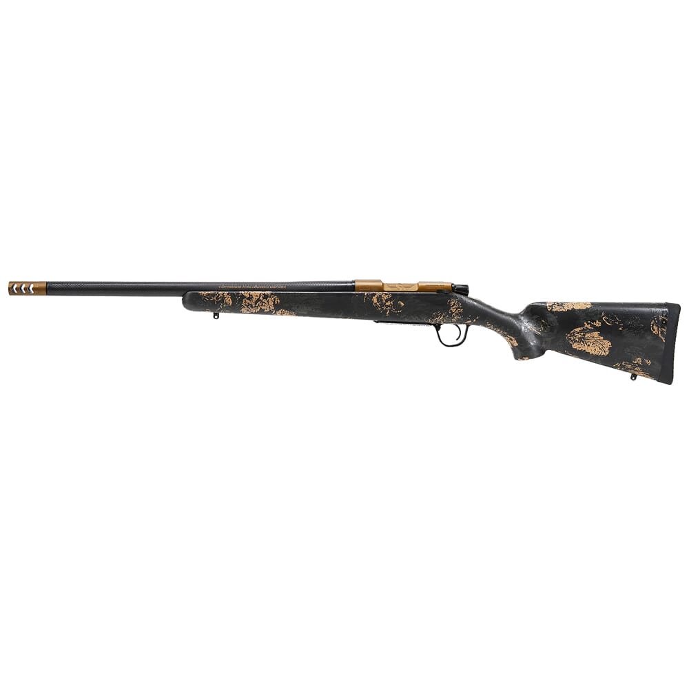 Christensen Arms Ridgeline FFT Burnt Bronze 7mm-08 20: 1:9" Bbl Green w/Black/Tan Accents Rifle 801-06192-00