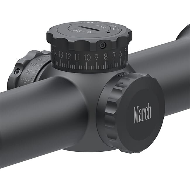 March Compact 2.5-25x52 Di-plex Reticle 1/4MOA Riflescope D25V52T