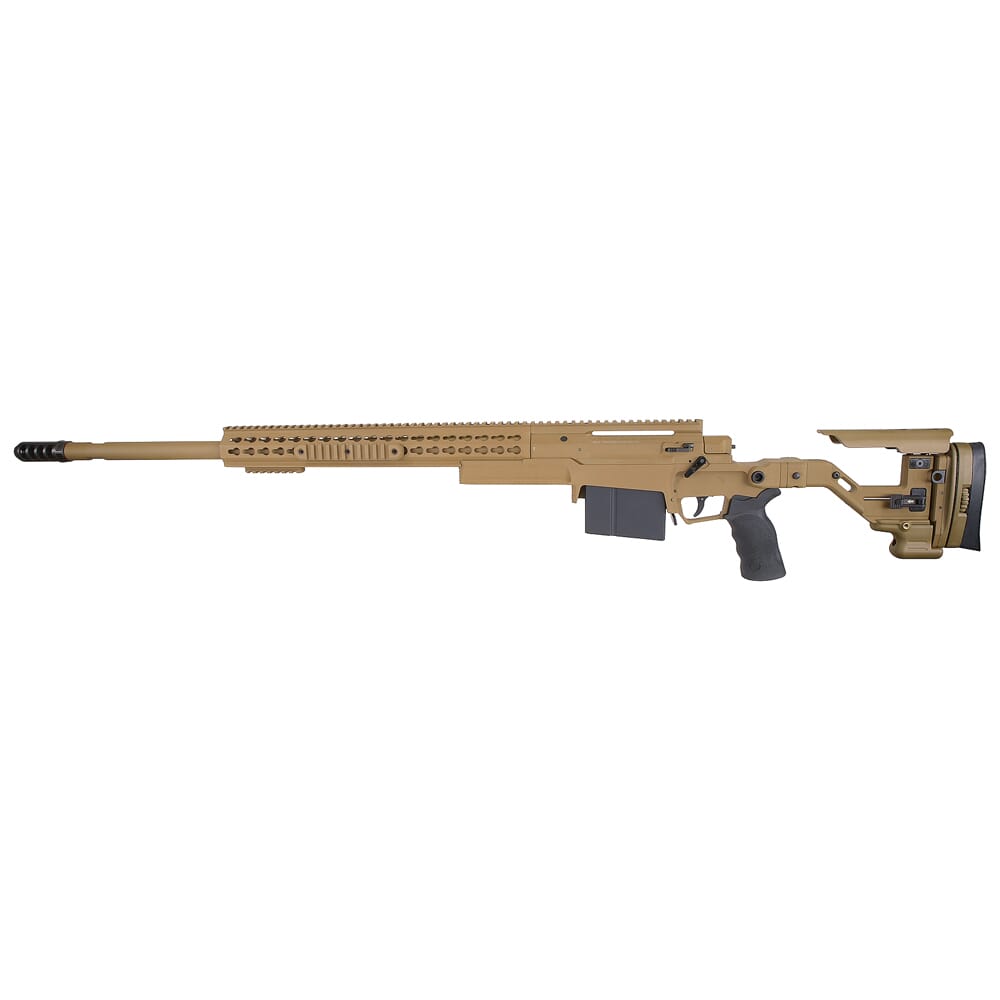 Accuracy International AXSR Folding Rifle .338 Lapua Mag Dark Earth 27" 3/4"-24 w/Brake SR38L27MDE