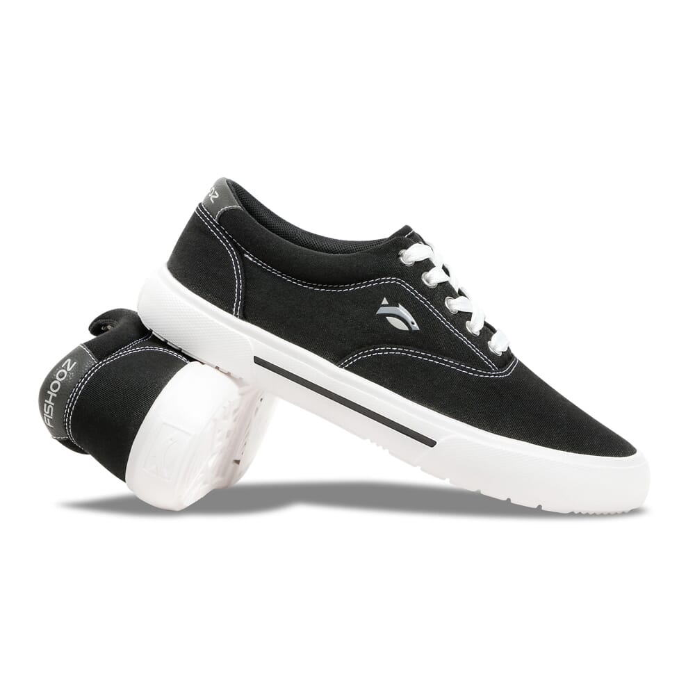 Fishooz Sunbrella Lace Black/Whit Shoes SBR-MLC-BLK-M