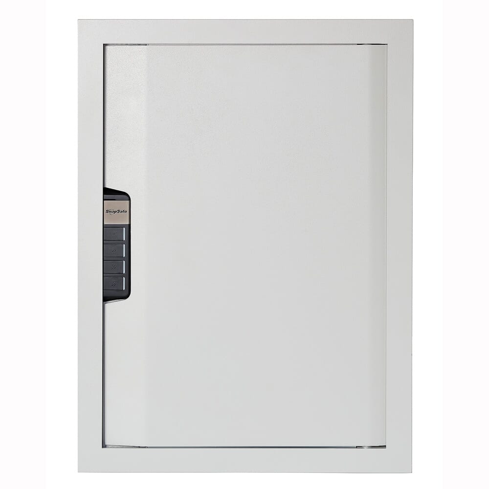 SnapSafe White In-Wall Safe w/Electronic Lock 75413