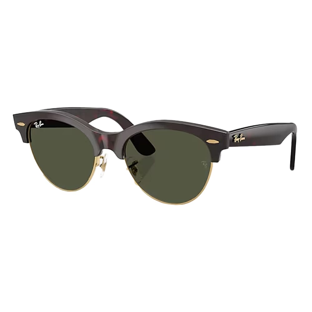 Ray-Ban Clubmaster Way Red Havana on Gold Green 0RB2341-9903154