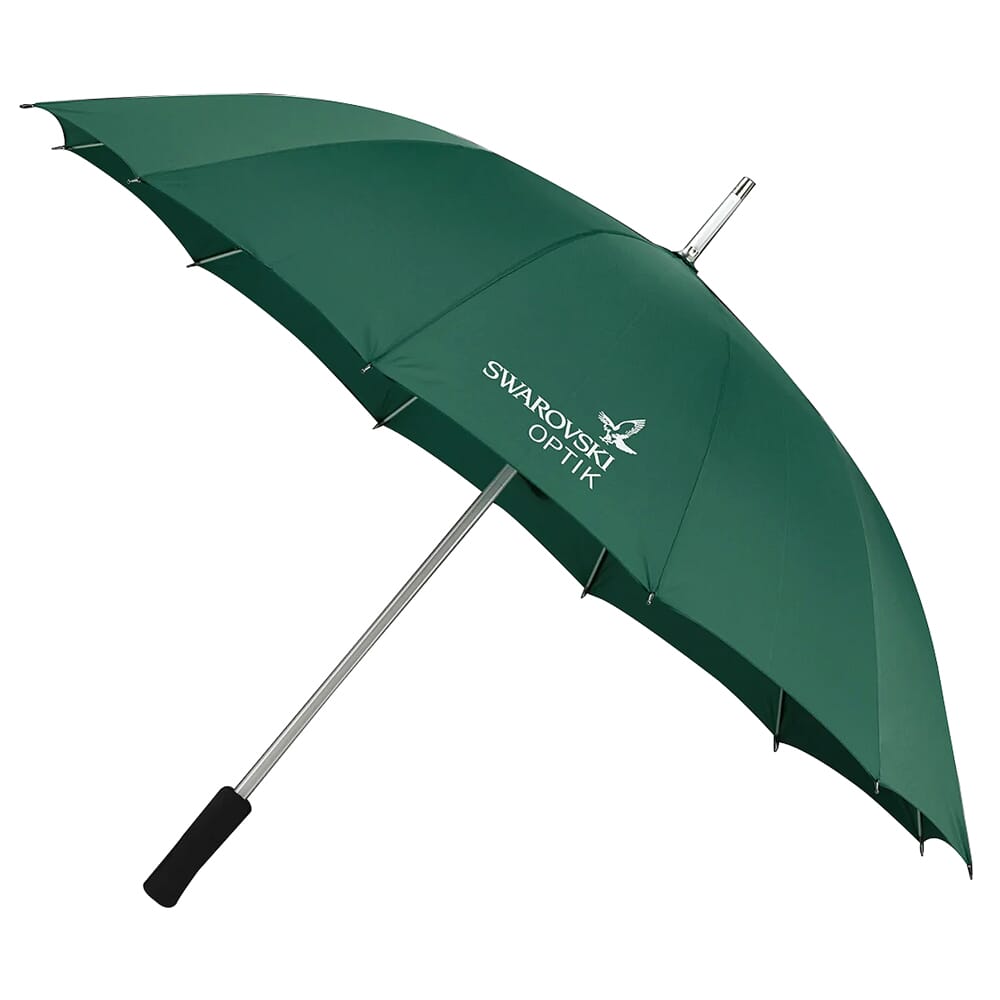 Swarovski 12-Panel Push-Button Open 43.3" Green Umbrella 60379
