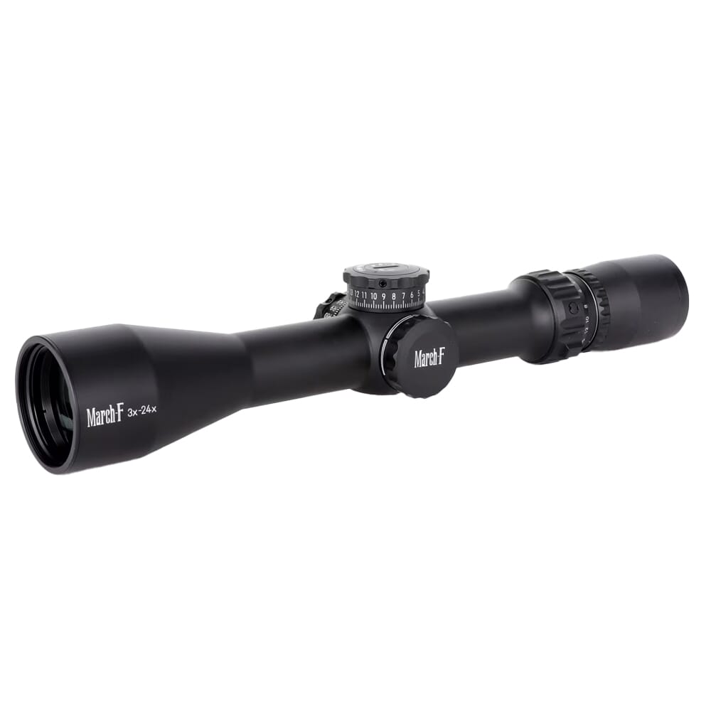 March F 3-24x52mm FFP FML-T1 Reticle 0.1MIL 6Level Illum Riflescope D24V52FIMLN-FML-T1