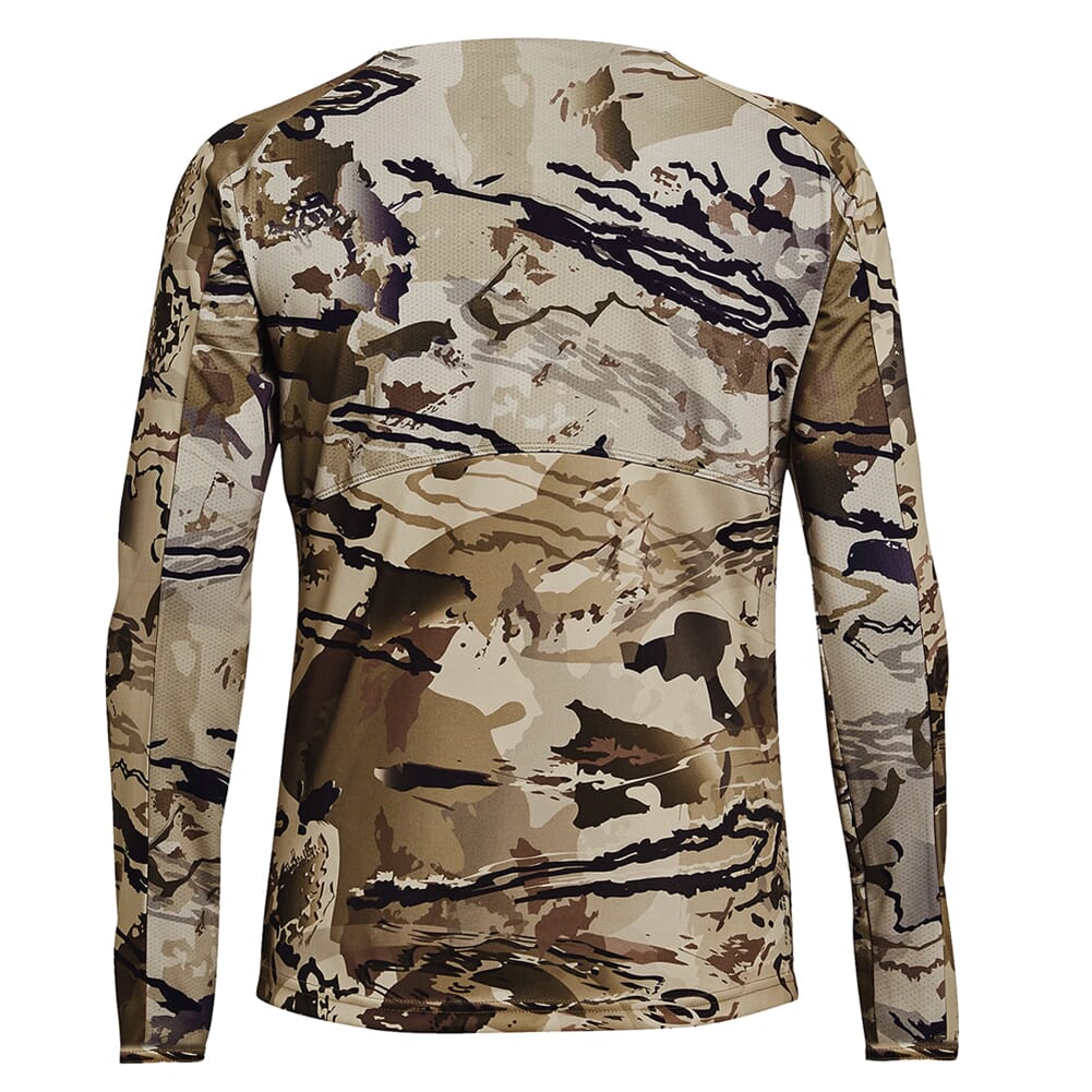 Under Armour Women's Iso-Chill Brushline LS Shirt UA Barren Camo/Blk 1365593-999