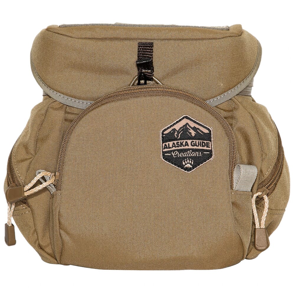 Alaska Guide Creations Denali Gen L Coyote Brown Binocular Pack DEN-L-CB