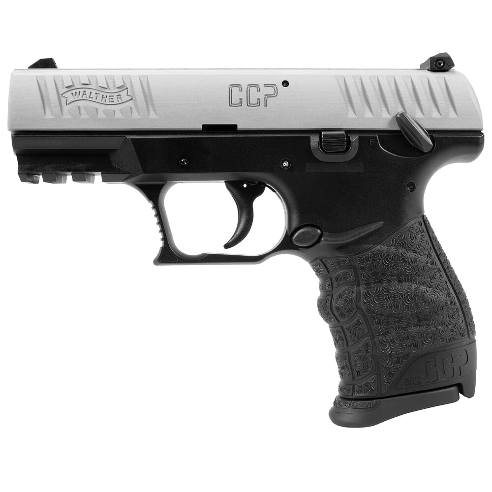 Walther Arms CCP M2 .380 ACP 3.54" Bbl SS/Blk Pistol w/(2) 8rd ?Mags 5082501