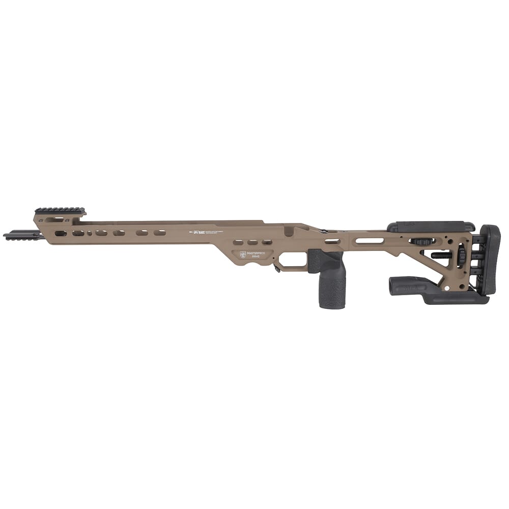 Masterpiece Arms Remington LA LH Flat Dark Earth Competition Chassis COMPCHASSISREMLA-FDE-LH-21