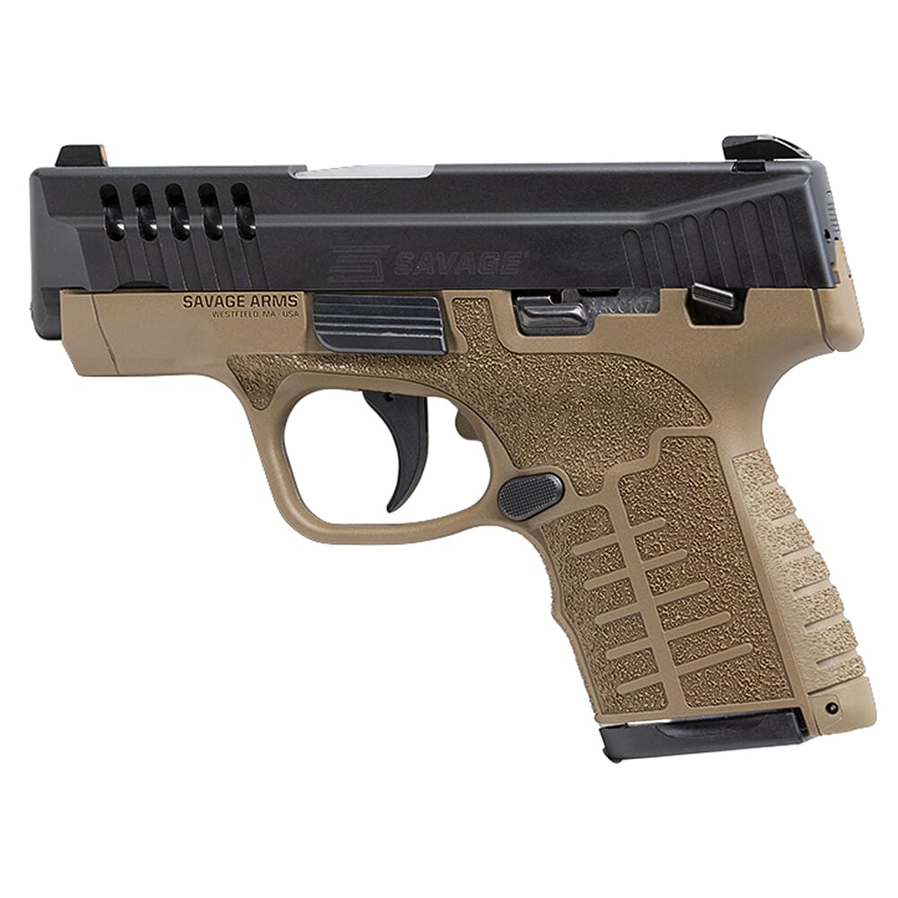 Savage Arms Stance MC9MS 9mm 3.2" 1:10" Bbl FDE Semi-Auto Pistol w/(1) 7rd & (1) 8rd Mags 67004