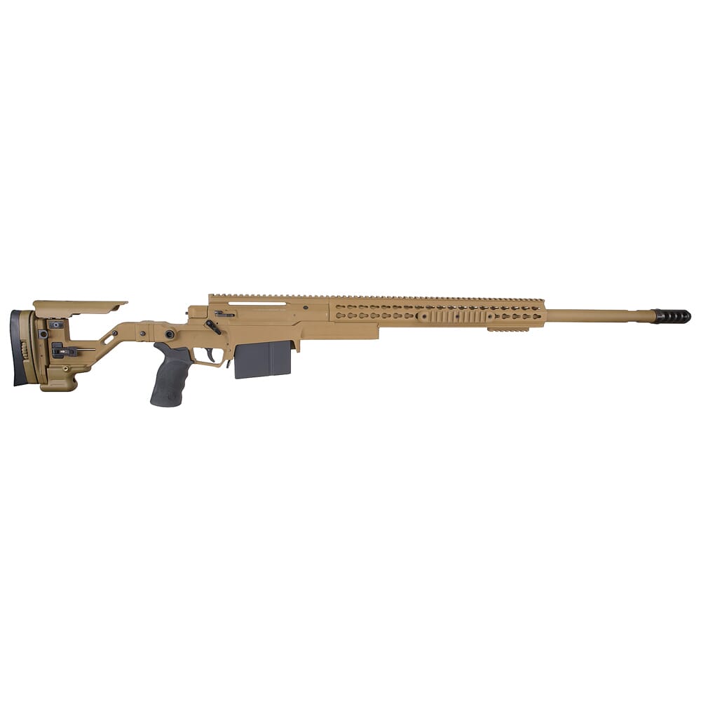 Like New Accuracy International AXSR Folding LH Rifle .300 Win Mag Dark Earth 26" 3/4"-24 w/Brake SR30W26MLHDE