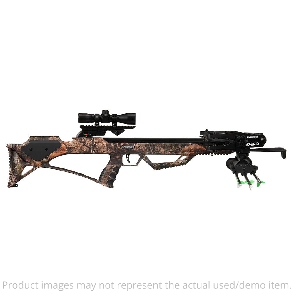 Xpedition Archery USED Trophy410X Mossy Oak Country DNA Crossbow XACW1003 - Excellent Condition UA5752