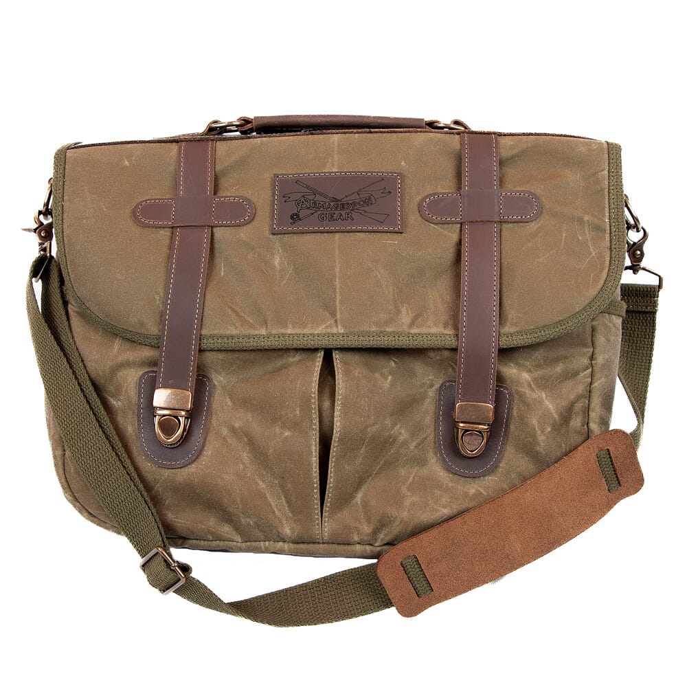 Armageddon Gear Tan Waxed Field Briefcase AGH0112-TN
