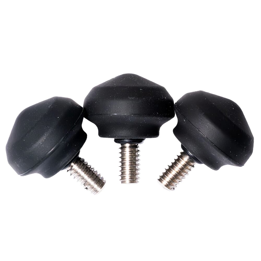 Leofoto LF-13 3pc 25mm Rubber Tripod Feet w/1/4" Thread LF-13
