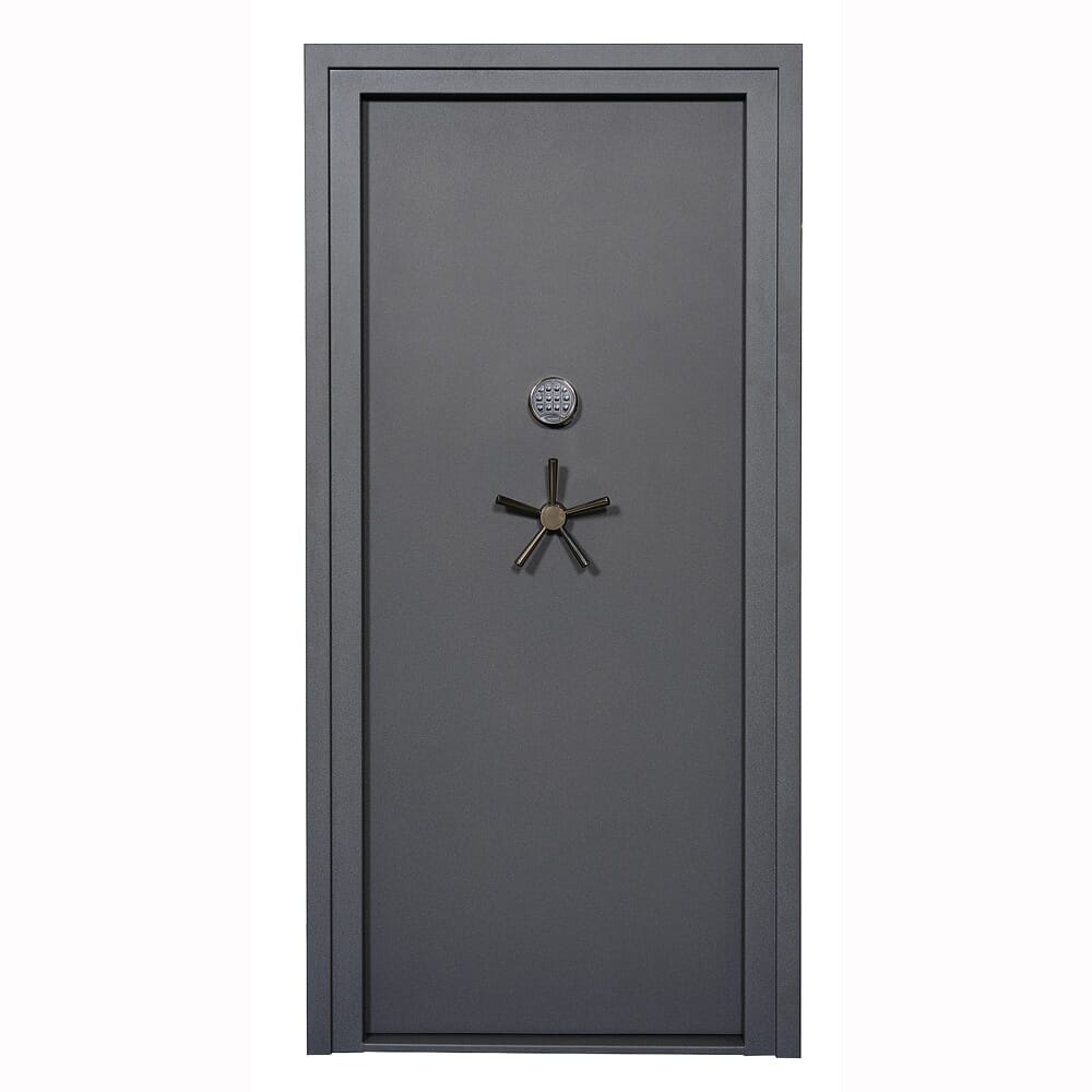 SnapSafe 36"x80" Dark Grey Premium Vault Door w/Digital Lock 75421