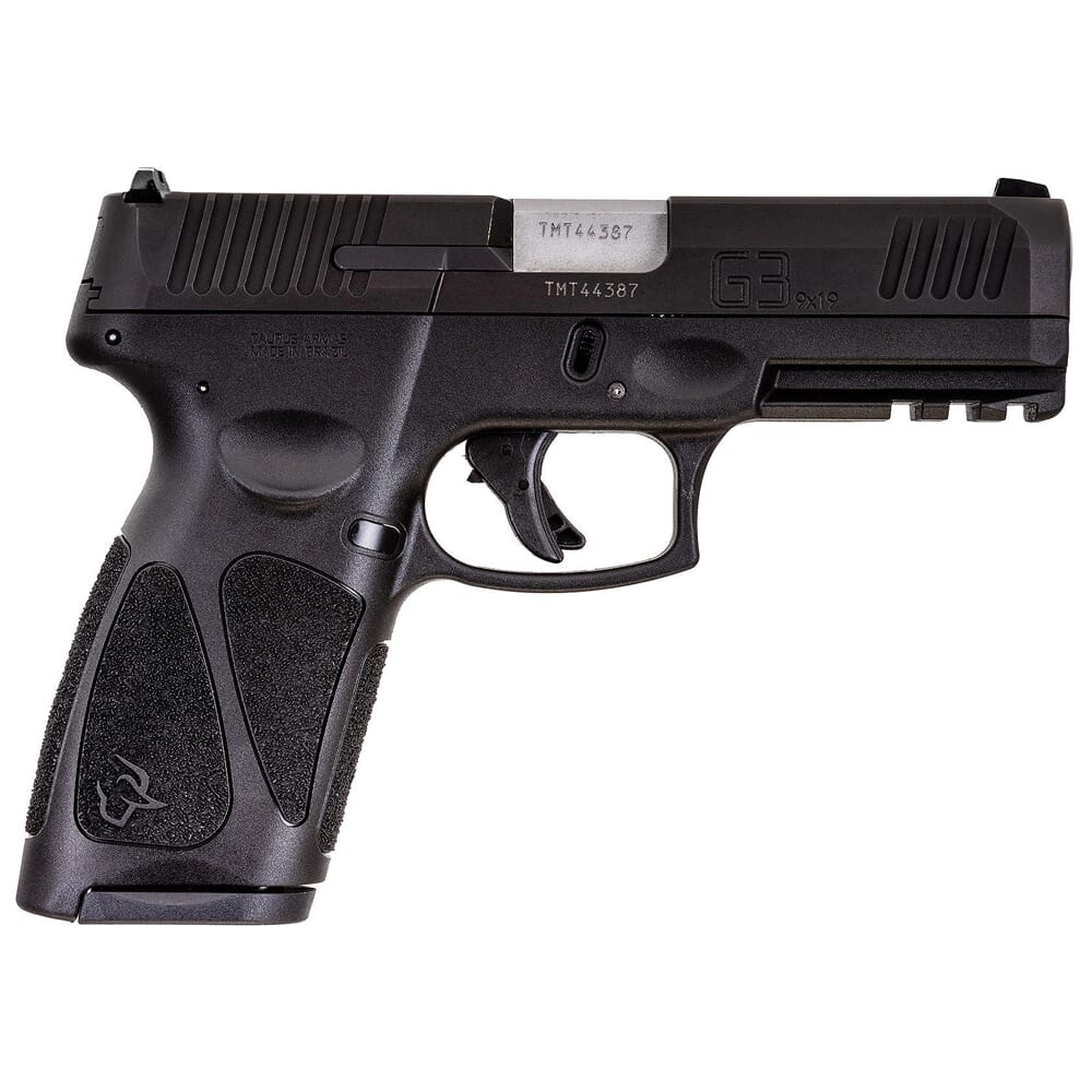 Taurus G3 9mm Bk/Bk 4" MA Compliant Pistol w/(2)10rd Mags 1-G3B941-MA