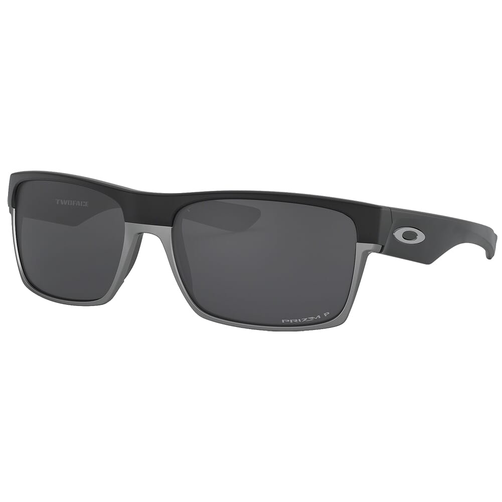 Like New Oakley TwoFace Matte Black w/PRIZM Black Polarized Lenses OO9189-3860
